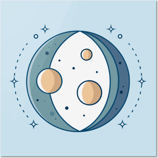 Interplanetary alignment in cosmic duality Posters and Art